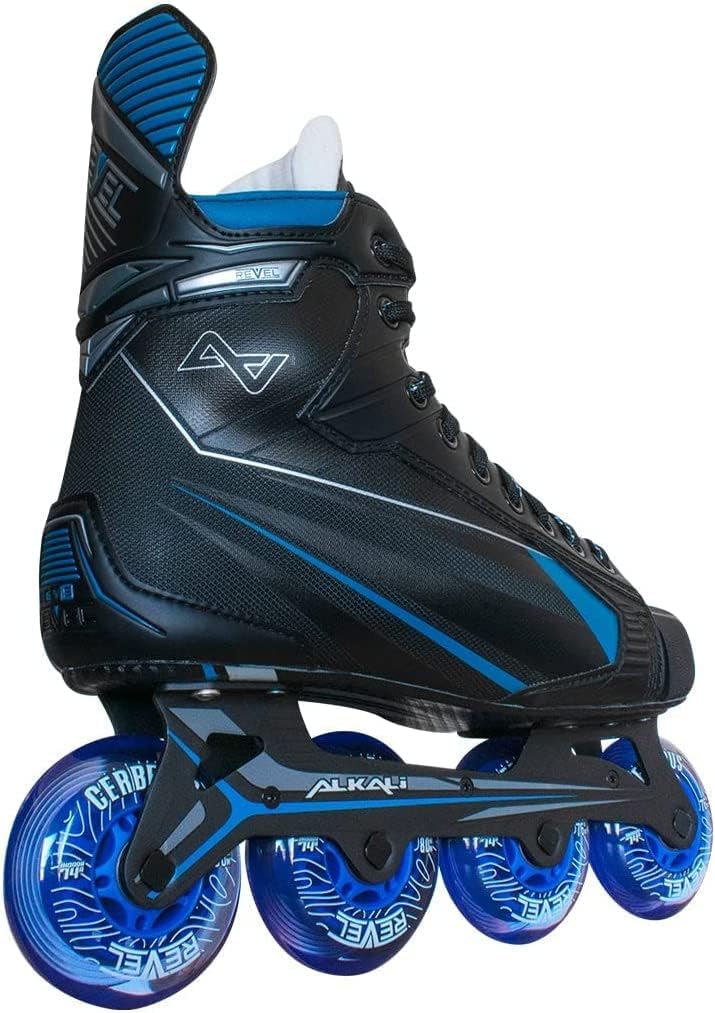 Alkali Revel Blue Indoor X-Soft 74A Roller Inline Hockey Wheels - 59mm, 68mm, 72mm, 76mm & 80mm Hi-Lo - Image 3